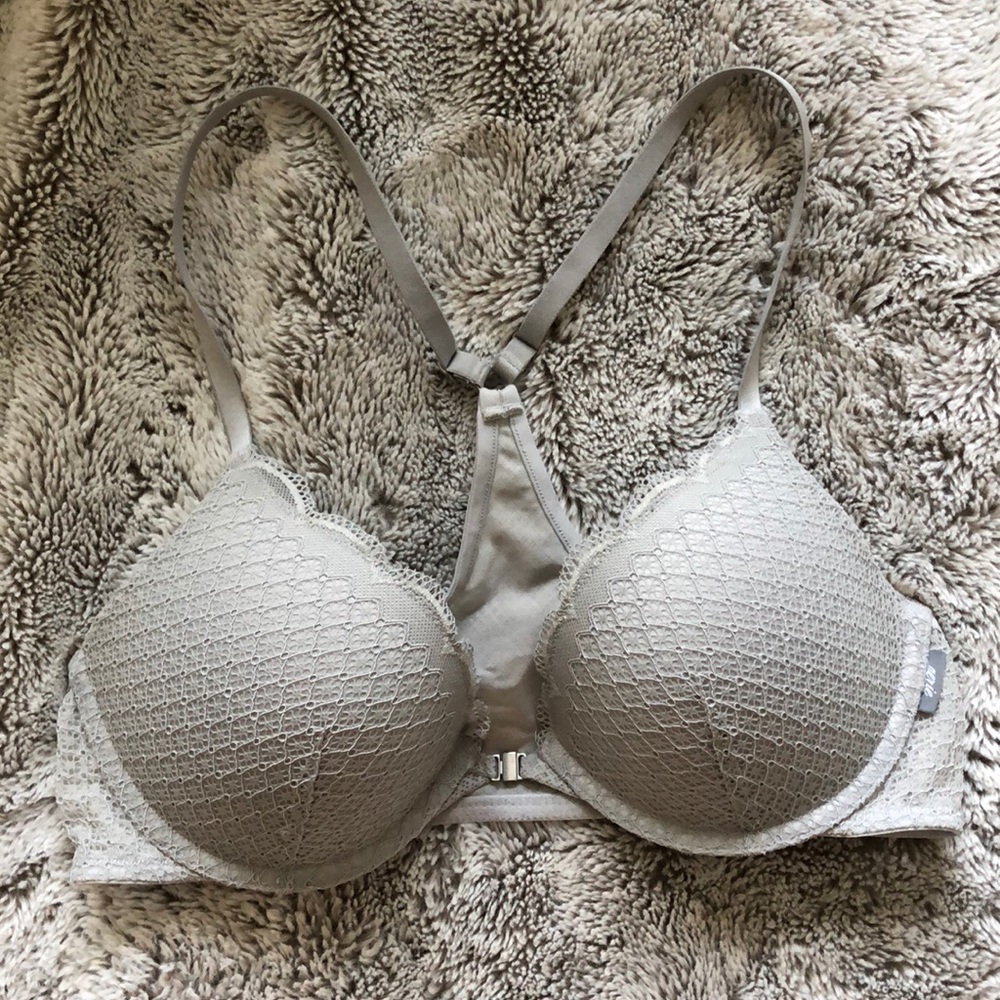 Gray bra